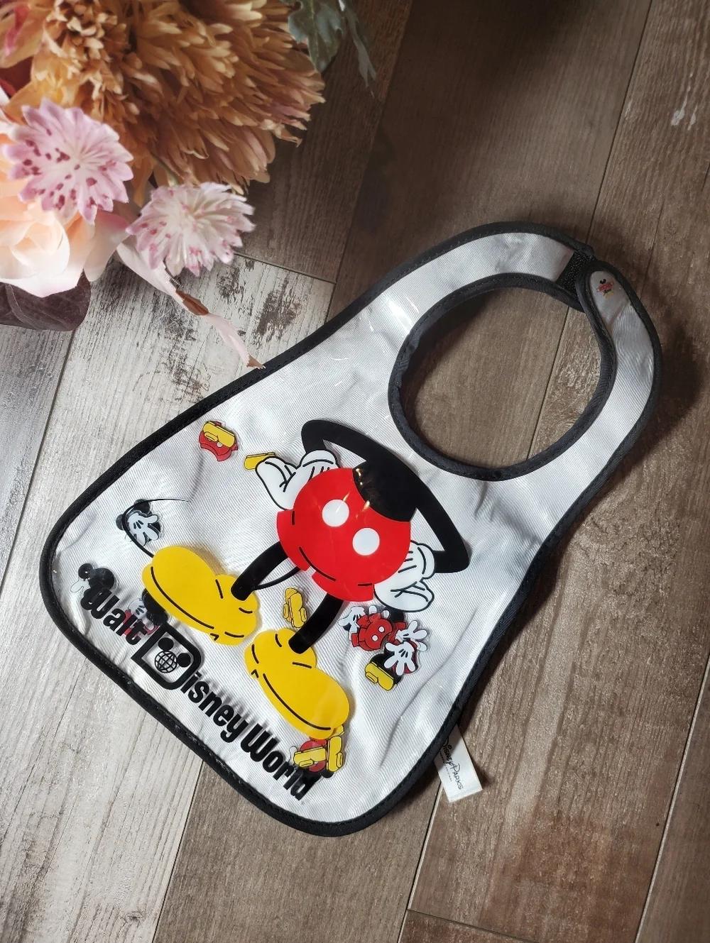 Disney Parks Walt Disney World Mickey Mouse Confetti Baby Bib